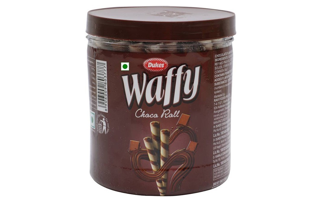 Dukes Waffy Choco Roll    Jar  250 grams